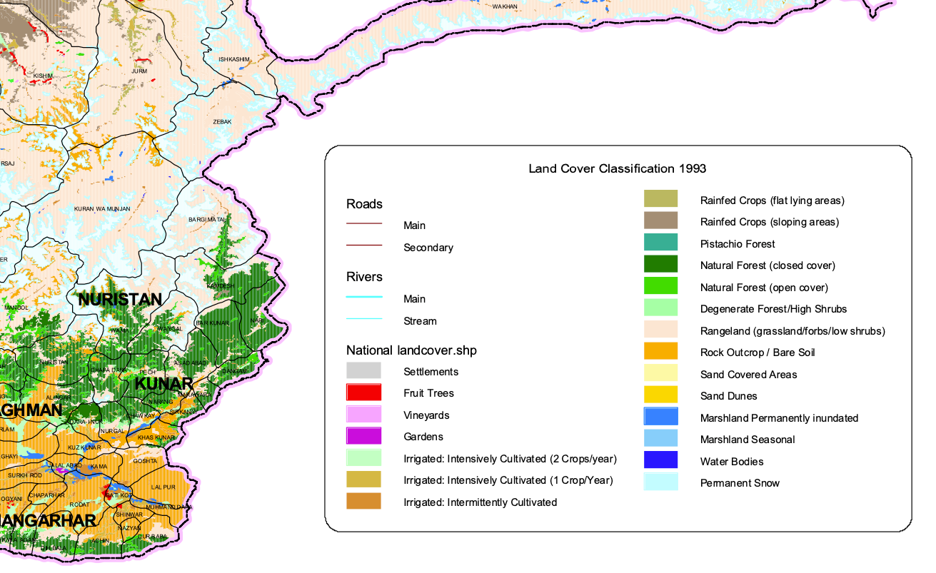 Afghanistan Land Cover Classification 1993