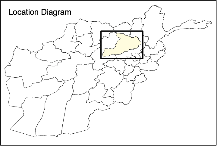 ‌Baghlan Province Map