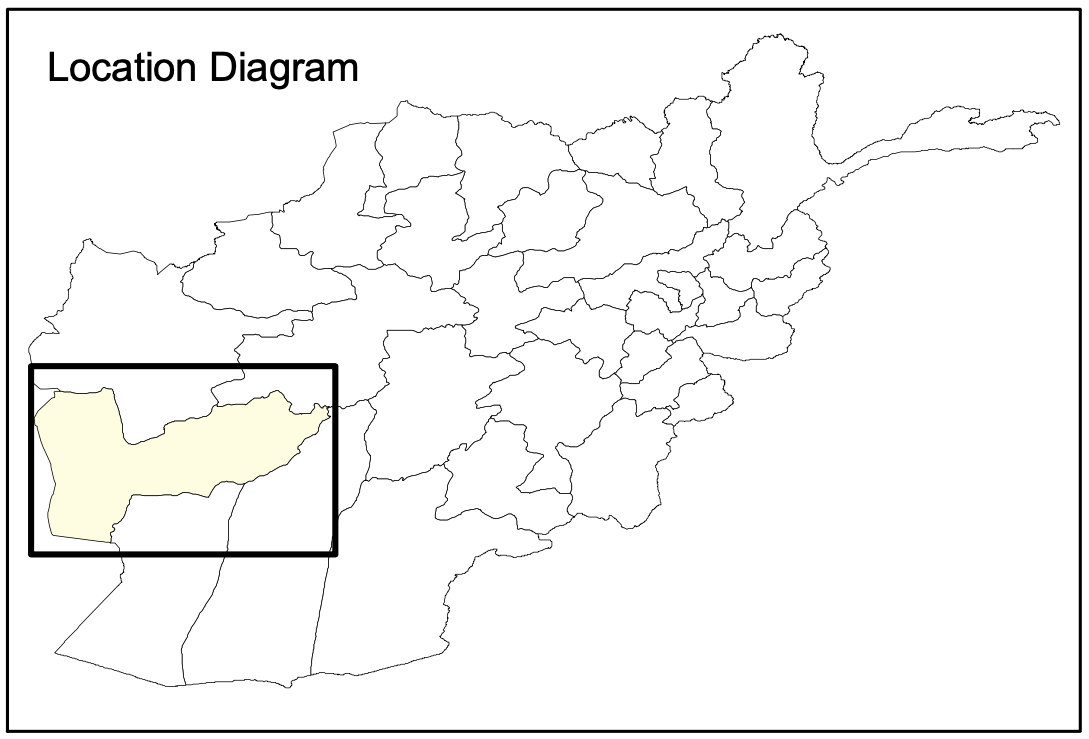 Farah Province Map