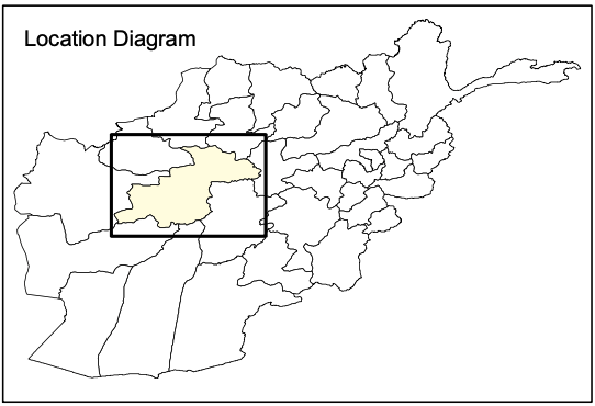 Ghor Province Map