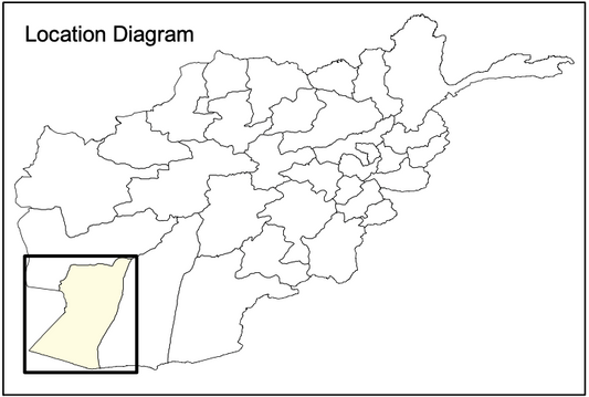 Nimroz Province Map
